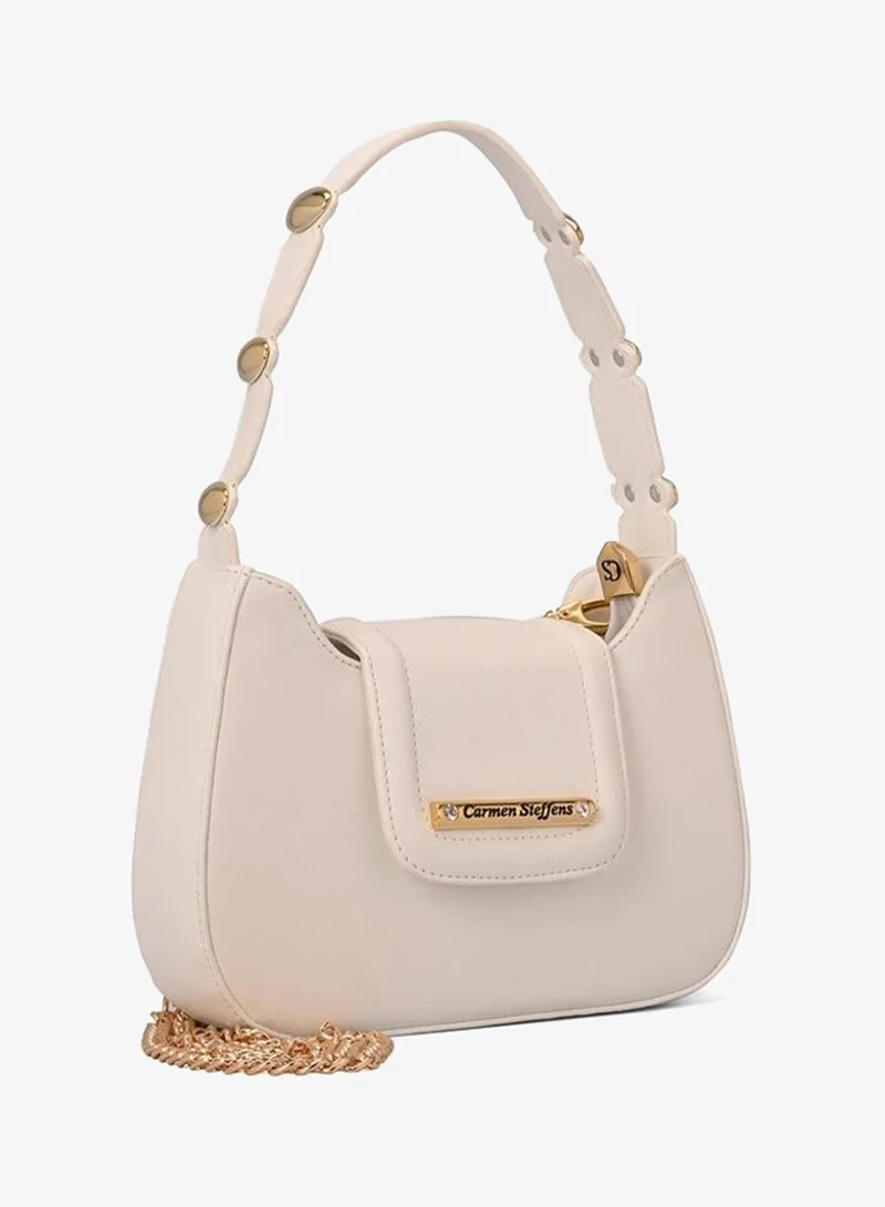 Hobo Bag Metals White