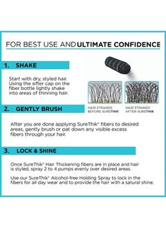 SureThik SURETHIK Hair Thickening Fibers for Thicker Looking Hair, Light Blonde, 30g  - Image 5