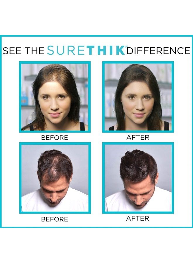 SURETHIK Hair Thickening Fibers for Thicker Looking Hair, Light Blonde, 30g - Image 4