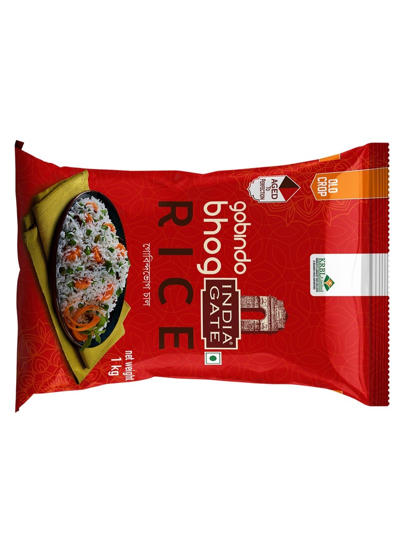 India Gate Raw and Aged gobindobhog Rice 1kg - Image 2