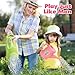 CUTE STONE Kids Gardening Set Garden Toys with Metal Kids Rake Shovel Trowel Watering Can Gloves Tote Bag Gardening Kit for Toddlers Outdoor Playset Spring Summer Toys for Girls Boys - Image 3