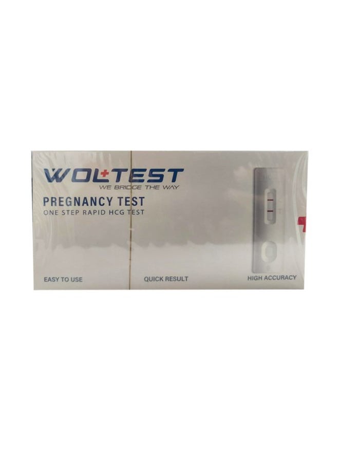 WOLAID - Woltest One Step Rapid HCG Quick Result High Accuracy Single Pregnancy Test - Image 1