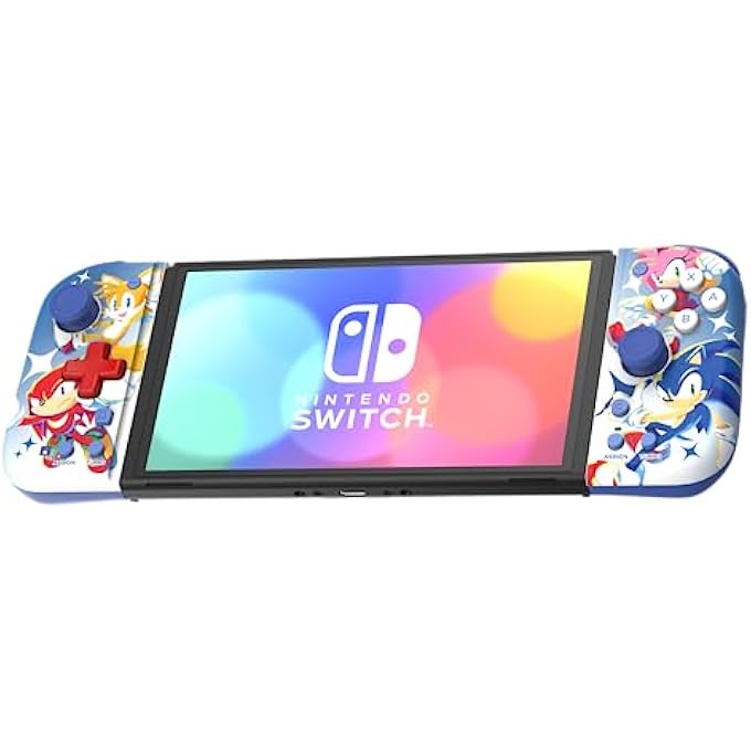 rayihni HORI NINTENDO SWITCH SPLIT PAD COMPACT (SONIC THE HEDGEHOG EDITION) ERGONOMIC CONTROLLER FOR HANDHELD MODE - OFFICIALLY LICENSED BY NINTENDO AND SEGA - Image 2