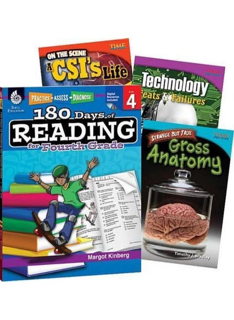Learn-at-Home Reading  Bundle Grade 4  4-Book Set  Ed   1  Vol   4