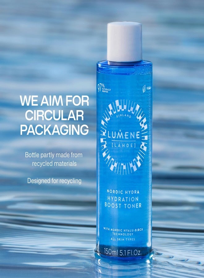 Lumene Nordic Hydra Hydration Boost Toner Moisturizing Dry Skin 150 ml - Image 4