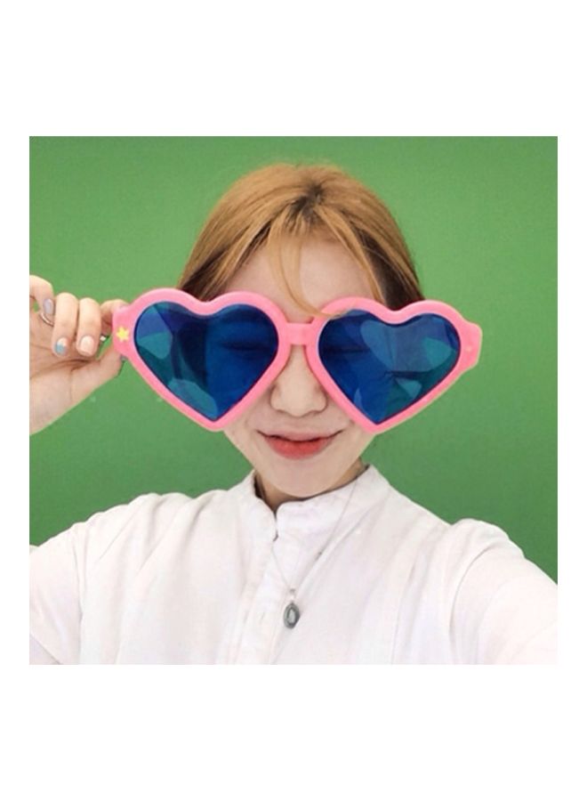 Loquat 70S Plastic Jumbo Oversized Fancy Dress  Photo Prop Booth Glass Pink - Image 2