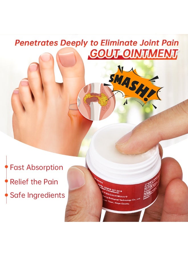 Sumifun 3-Pcs Gout Ointment Suitable for Fading White Spots,Sweat Spots and Repairing Skin - Image 4