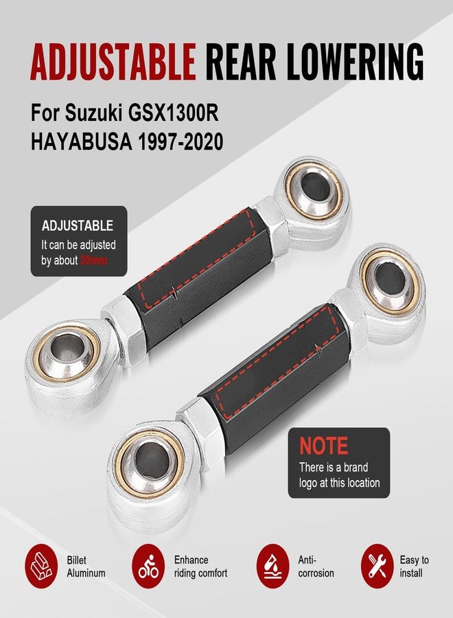 GZYF Motorcycle Adjustable Rear Lowering Links Kit for Suzuki Hayabusa Gsxr 1300 1999-2013 - Image 2