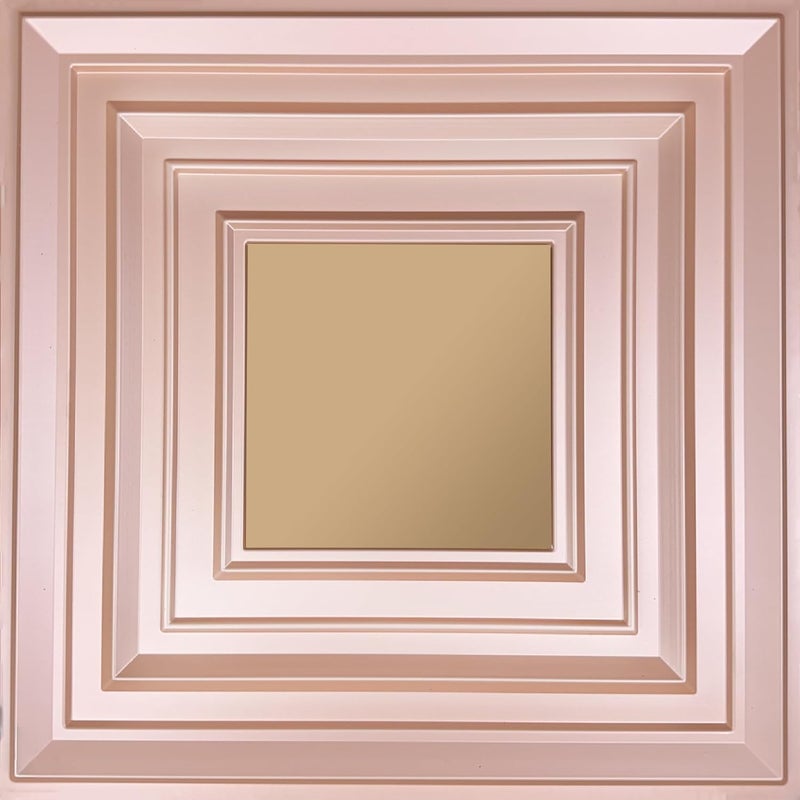 ELEVATE INTERIOR Asian Acrylic Mirror 3D Wall Panels for Restaurants, Bars and Cafes | Highlight The Wall | (Size 20 x 20 inches per pcs) (Cover Area 2.7 Sq. ft) Pack of (1, Blush Pink) - Image 1