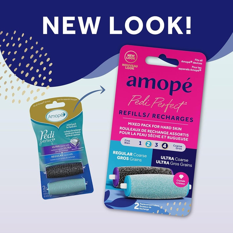 Amope Pedi Perfect Foot File Mixed Refills Regular & Ultra - Image 3