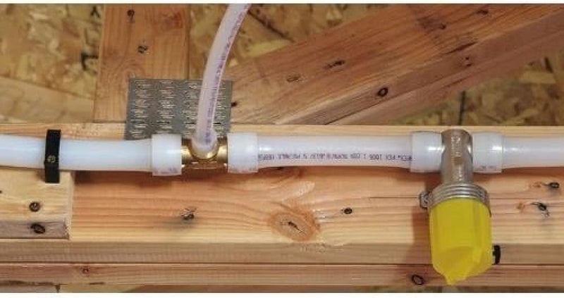 VENTRAL 1/2 x 1/2 x 1/2 Inch PEX Barbed Tee Connector Fitting Crimp Brass for PEX Pipe Tubing, No Lead 5 in Pack - Image 5