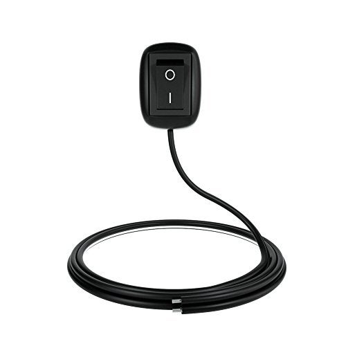 Jtron Car DIY Switch Water Drop Shape Button Switches Off/ON DC 12V for Fog Lights, DRL,LED Light Bar, etc （Cable:78.7" in - Image 4