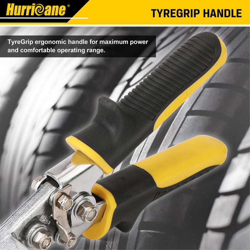 HURRICANE Sheet Metal Hand Seamer, 6 Inch Straight Jaw Sheet Metal Bender Tools for Flattening Metal, Bending Pliers with Ergonomic TyreGrip Handle - Image 3