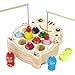 edutree Wooden Magnetic Fishing Game for Toddlers 13 Montessori Sensory Busy Board Fine Motor Skills Toys for 1 2 3 Years Old Boys Girls Frog BFish Game - Image 2