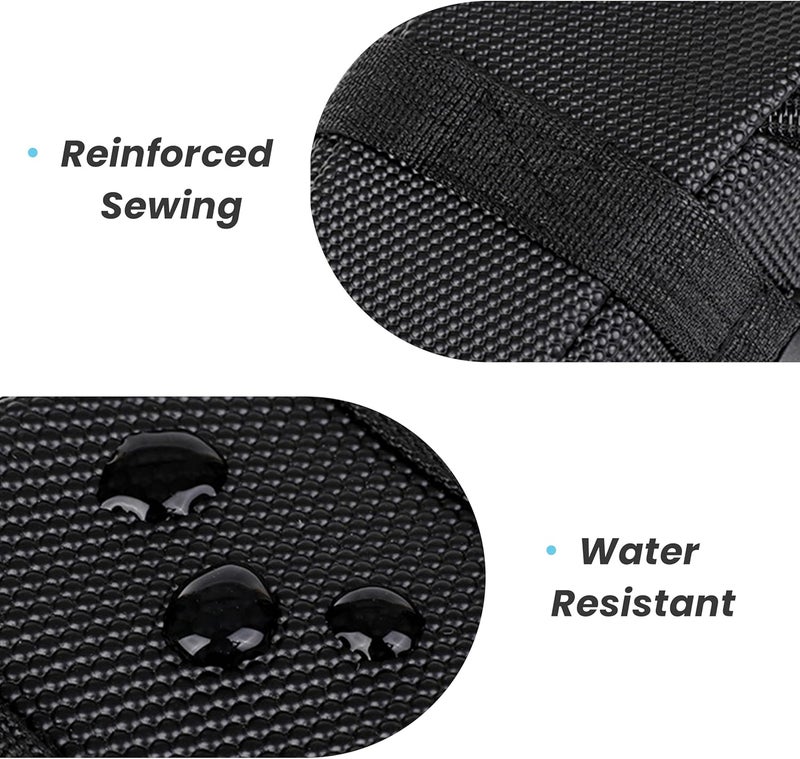 Azonee Bike Seat Bag - Durable Bicycle Saddle Bag Under Seat Storage Pouch for Mountain & Road Bike, 1.5L Capacity Pouch Wedge Pack with Reflective Straps, Easy Installation - Black - Image 5