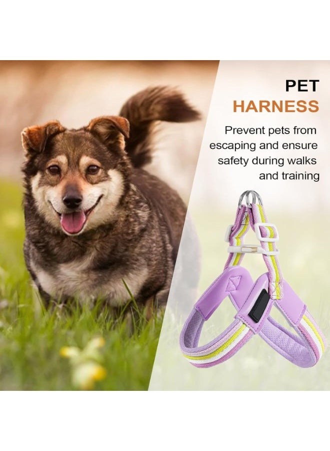 سحب الكلب مع مجموعة - سحب سترات الحيوانات الأليفة قابل للتعديل ، مع سحب ، مناسبة للمشي من الجلد PU ، مع مقبضات الأمان ، معدات الفناء الخلفي في حديقة المدينة ، ملائمة مريحة ، مناسبة للتدريب والمشي - Image 4