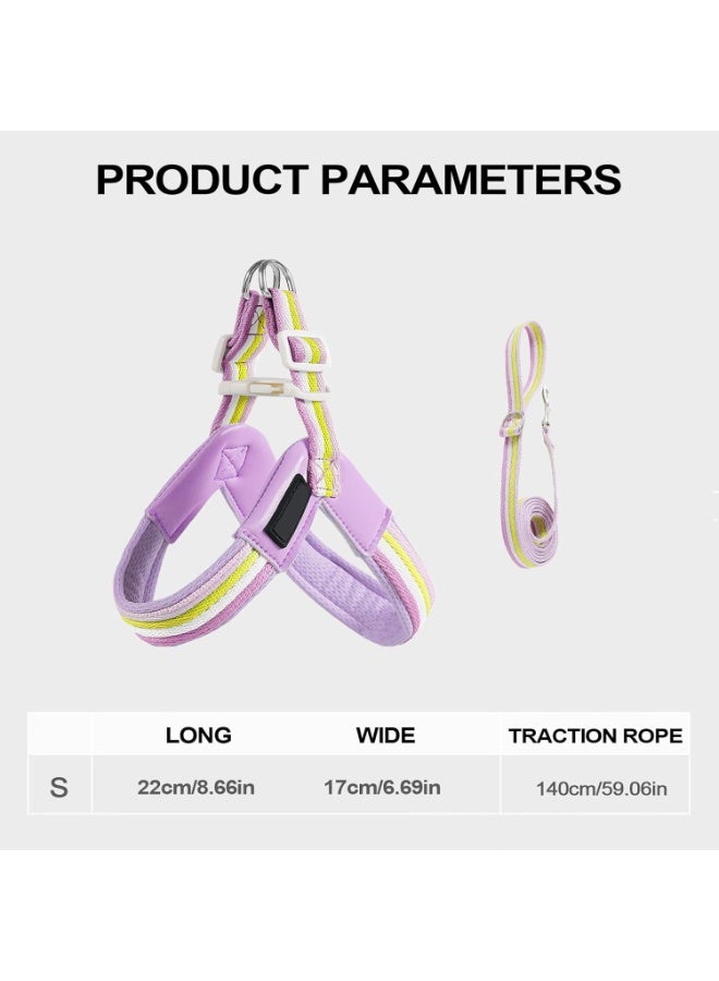 سحب الكلب مع مجموعة - سحب سترات الحيوانات الأليفة قابل للتعديل ، مع سحب ، مناسبة للمشي من الجلد PU ، مع مقبضات الأمان ، معدات الفناء الخلفي في حديقة المدينة ، ملائمة مريحة ، مناسبة للتدريب والمشي - Image 5