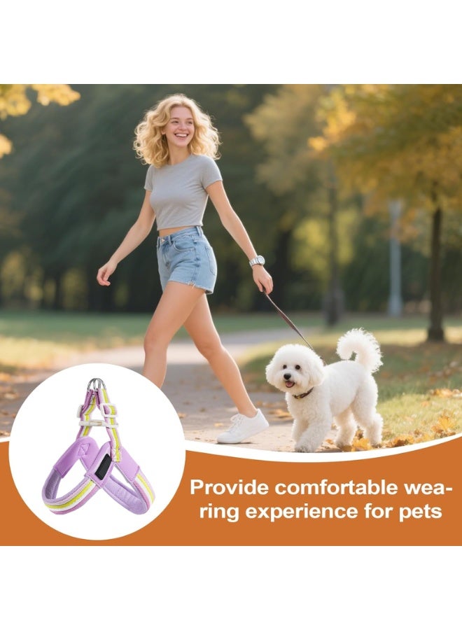 سحب الكلب مع مجموعة - سحب سترات الحيوانات الأليفة قابل للتعديل ، مع سحب ، مناسبة للمشي من الجلد PU ، مع مقبضات الأمان ، معدات الفناء الخلفي في حديقة المدينة ، ملائمة مريحة ، مناسبة للتدريب والمشي - Image 2