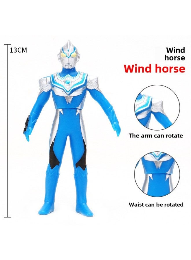 13CM Ultraman Soft Plastic Tiga Style Maltos Galaxy Zero Tiga Superman Children's Hot Toys Wholesale-Color:27, Wind Horse - Image 1