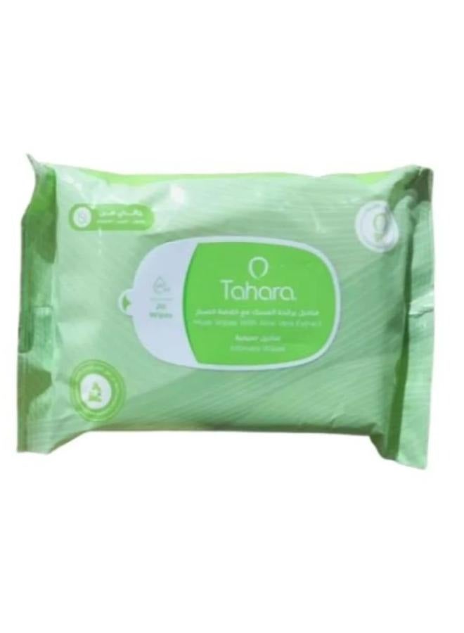 TAHARA Tahara feminine wipes 20 pack musk with aloe vera