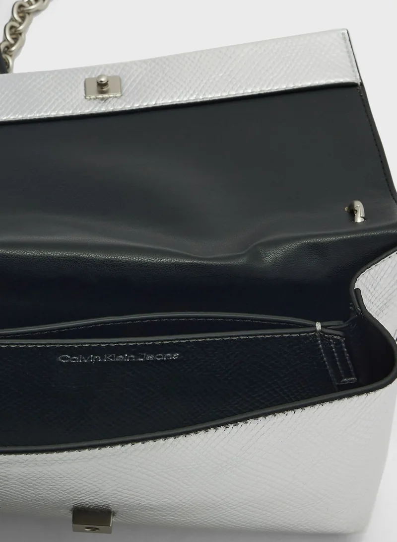 Calvin Klein Jeans Sculpted Flap Over Crossbody