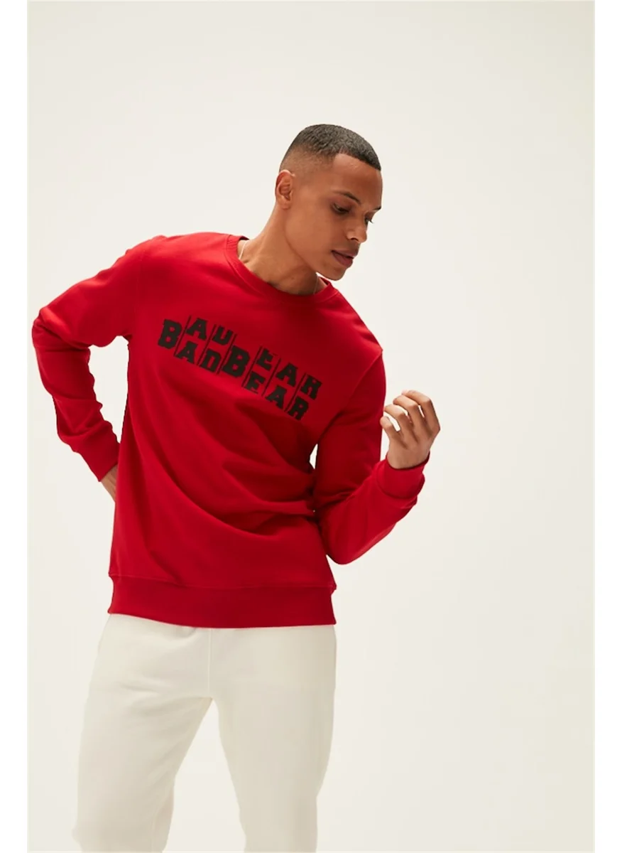 باد بير Counter Men's Red Sweatshirt
