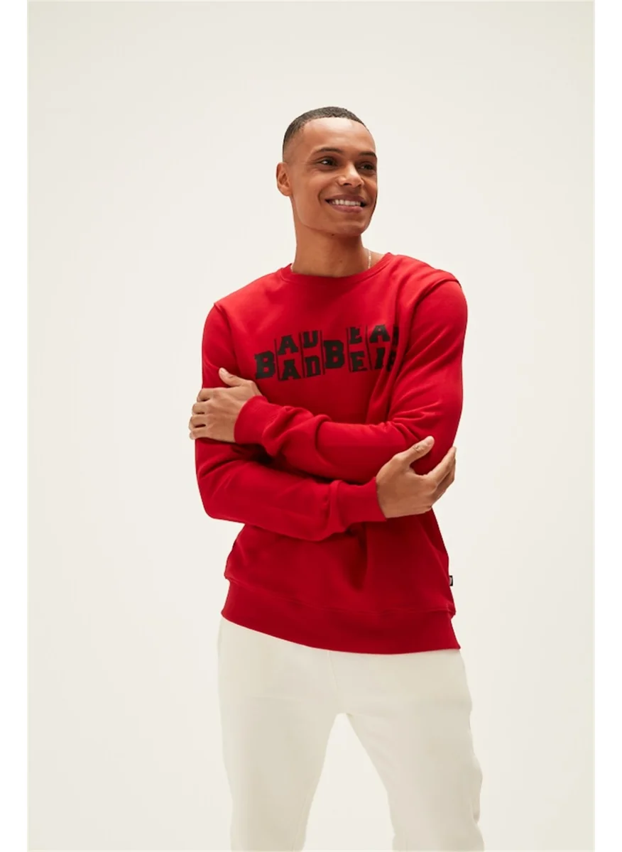 باد بير Counter Men's Red Sweatshirt