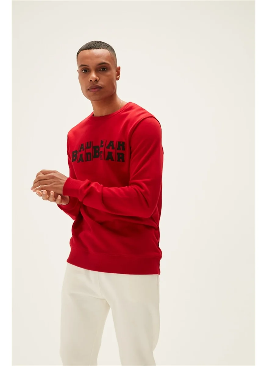 باد بير Counter Men's Red Sweatshirt