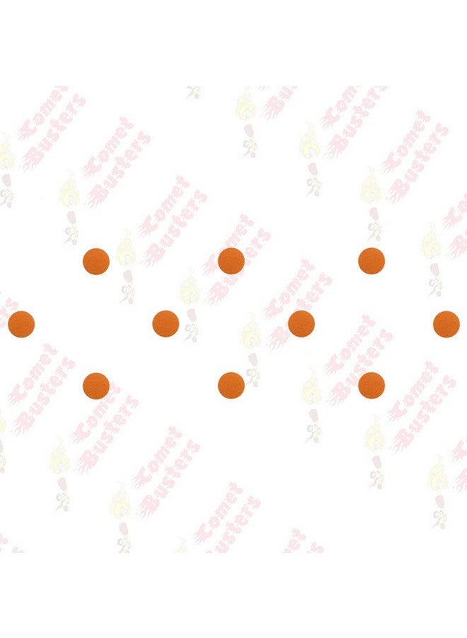 Comet Busters Round Orange Velvet Bindi (8 mm) (BIN838) - Image 4