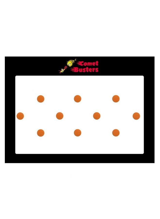Comet Busters Round Orange Velvet Bindi (8 mm) (BIN838) - Image 3