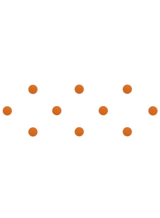 Comet Busters Round Orange Velvet Bindi (8 mm) (BIN838) - Image 1