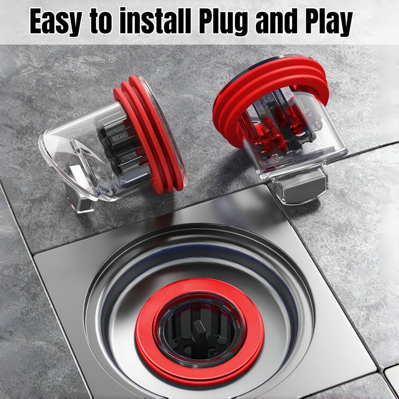 COLDDD Odor Proof Floor Drain, Shower Drain Plus, Anti-Odor, Prevent Backflow, Prevent Odor Dispersion in Bathrooms, and Kitchens (Fit 1.5''-2.0'' Caliber) (1) - Image 5