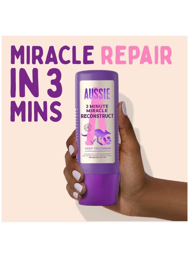 Aussie 3 Minute Miracle Reconstructor Deep Treatment 225ml - Image 2