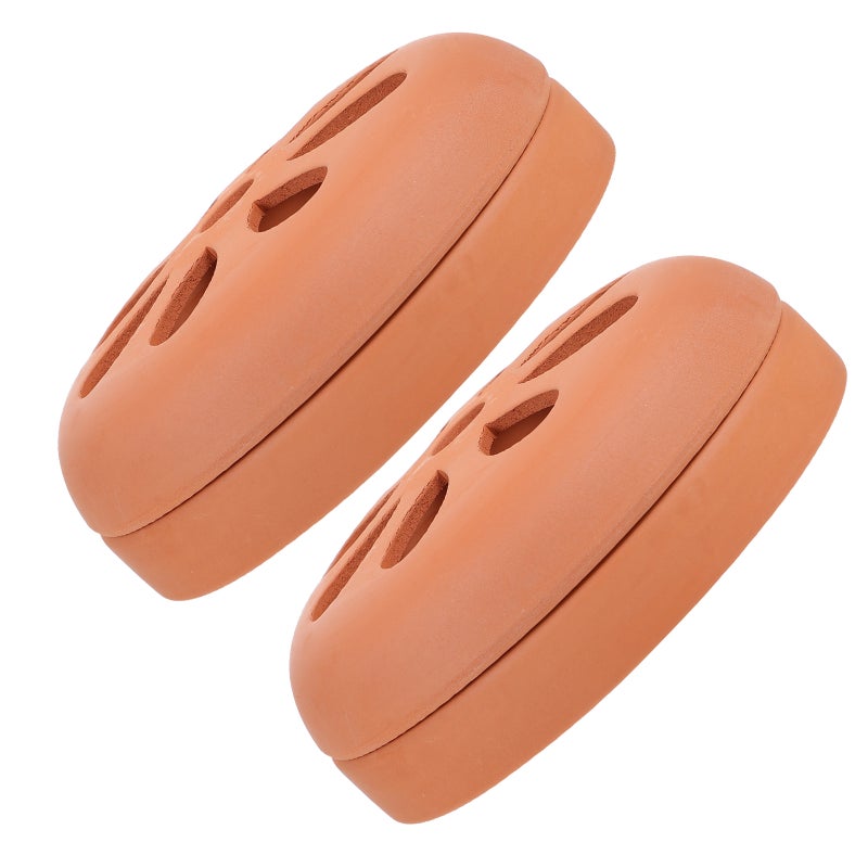 2pcs Terracotta Burner Portable Holder For Home Patio Pool Side Camping Hiking Fishing - Image 2