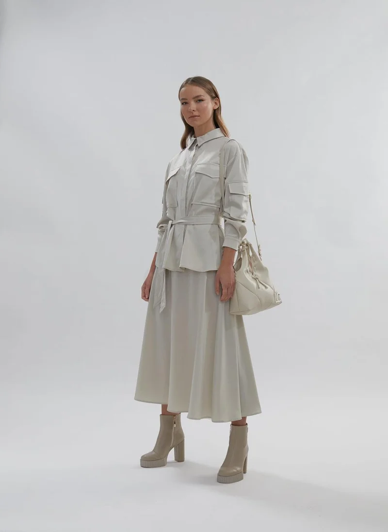 Lola Casademunt Satin overshirt