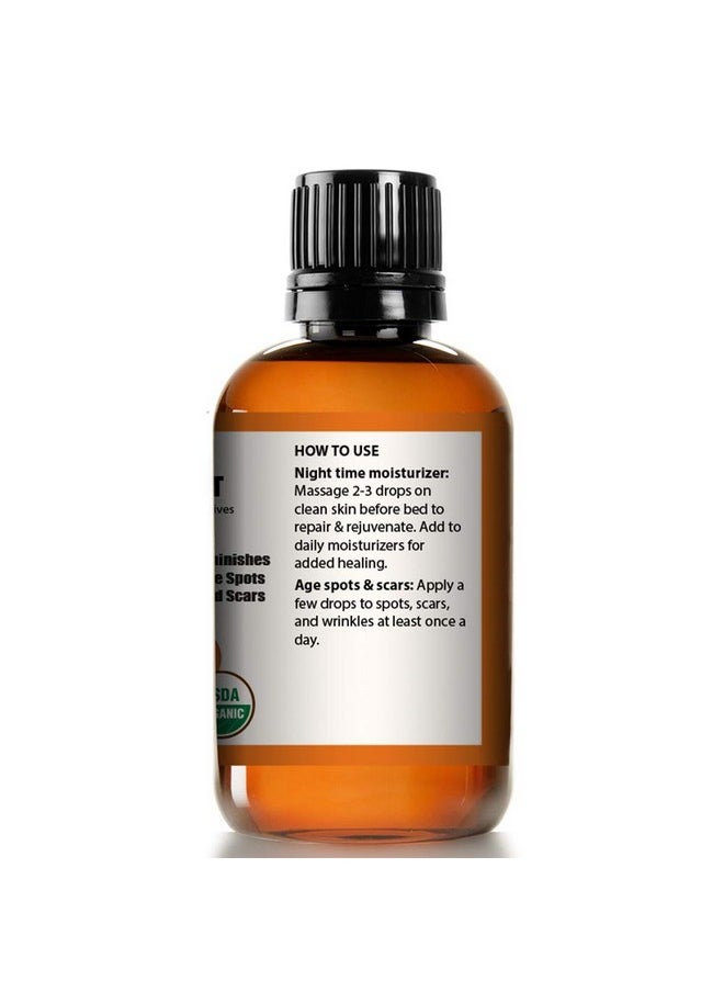 Mayan's Secret Mayan's Secret Rosehip Seed Oil USDA Certified Organic, Cold Pressed, Unrefined. Reduce Acne Scars. Essential Oil for Face, Nails, Hair, Skin. Therapeutic AAA+ Grade  - Image 2