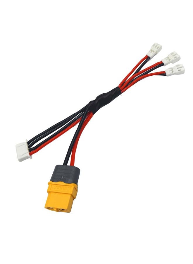 FLY RC 3X JST-PH2.0 to XT60 Parallel Battery Charging Cable 12cm for Mobula 6 7 Tinyhawk Ⅱ M6D D6PRO SCX24 Car Batteries with PH2.0 Plugs - Image 2