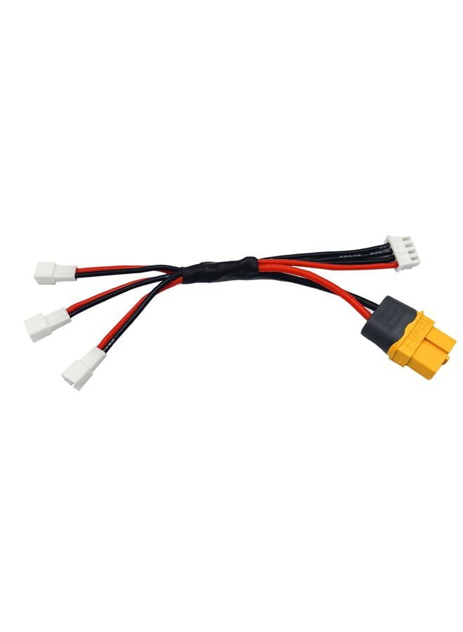 FLY RC 3X JST-PH2.0 to XT60 Parallel Battery Charging Cable 12cm for Mobula 6 7 Tinyhawk Ⅱ M6D D6PRO SCX24 Car Batteries with PH2.0 Plugs - Image 5