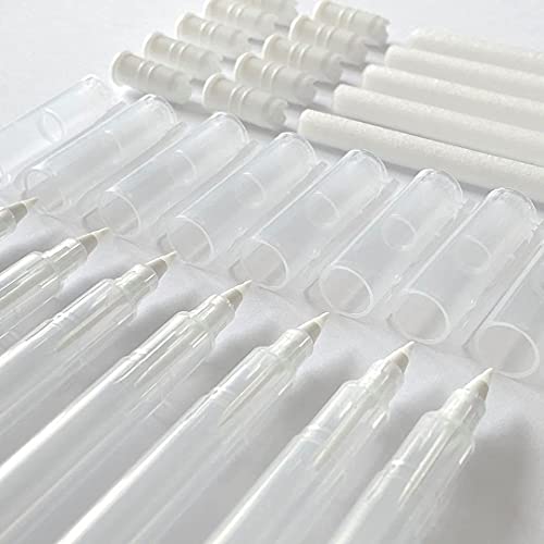 Kuretake Karappo Pen, Fine Brush tip 5pcs set, Empty refillable ink pen, for lettering, calligraphy, illustration, drawing, Made in Japan - Image 2