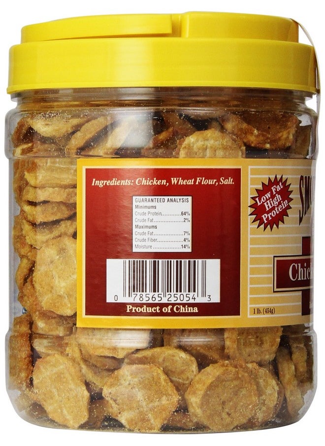 Smokehouse - 100Percent Natural Chicken Chips Dog Treats, 1Pound - Image 1