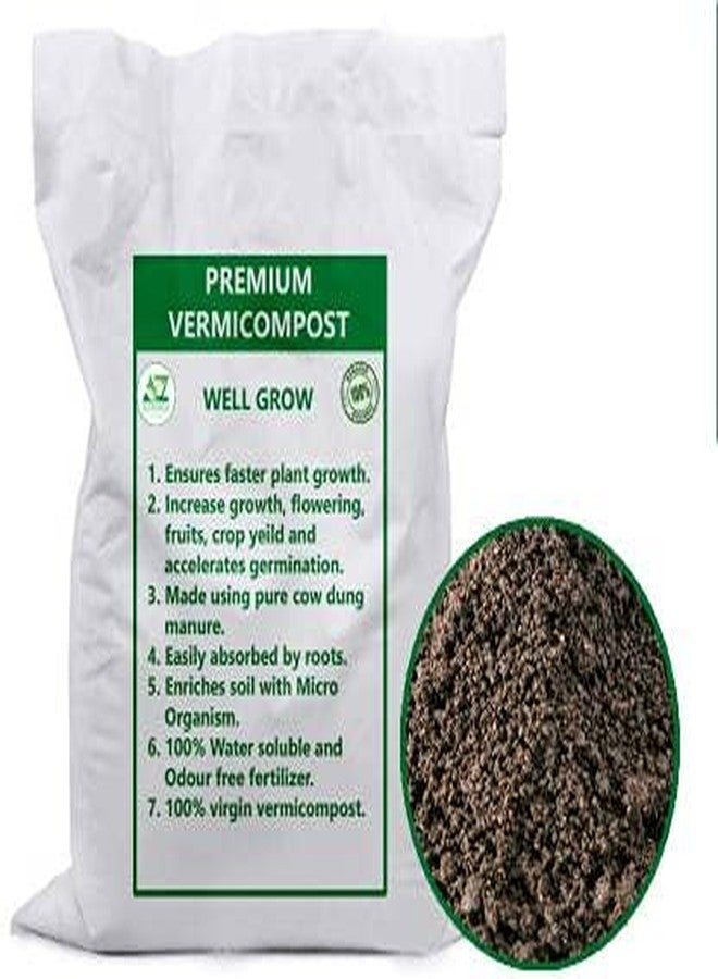 MyOwnGarden سماد ديدان الأرض العضوي والطبيعي الممتاز من MyOwnGarden، 100% سماد ديدان نقي للنباتات - سماد، عبوة 1 كجم، 100% عضوي وطبيعي، بدون مواد كيميائية أو إضافات صناعية. - Image 1