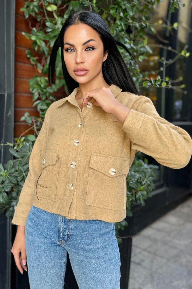 Weshaya Jacket Women Caramel - Image 1