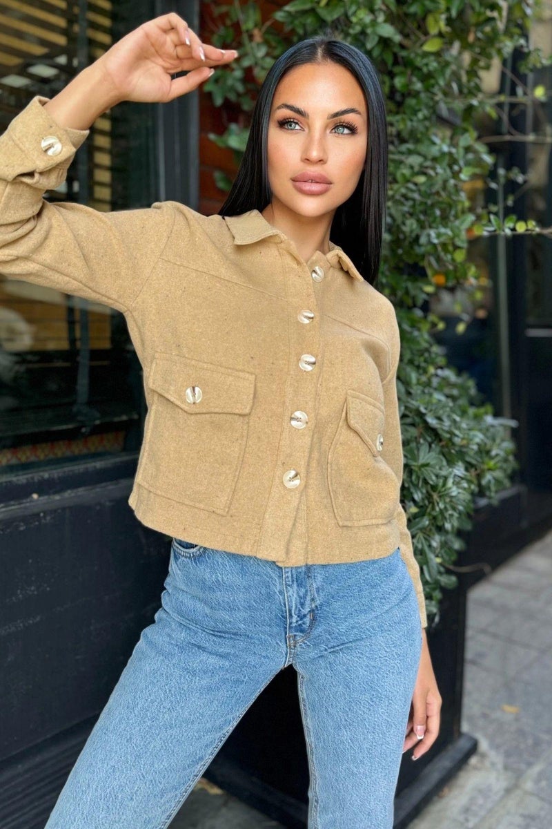 Weshaya Jacket Women Caramel - Image 2