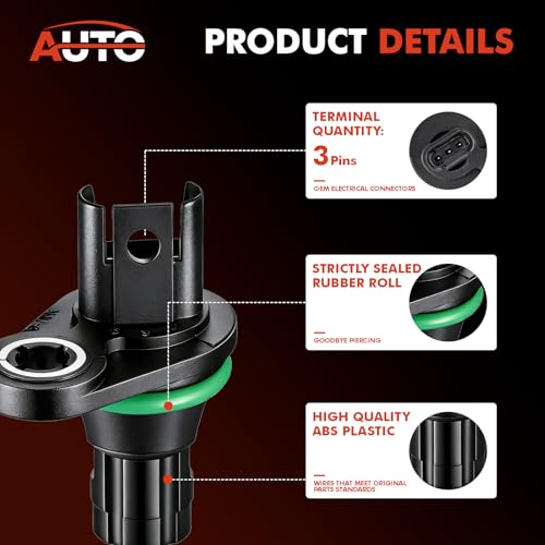 AUTO OCCASION 13627525014 2Pack Camshaft Position Sensor with Connector Replacement for BMW 528i 535i X6 325i 325xi 330i 330xi 328i 335i 1 Series M - Image 4
