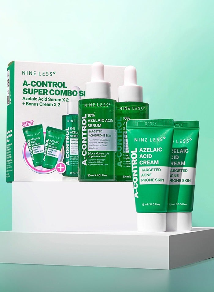 نايلس [NINELESS] Azelaic Acid Serum Duo Set (Free Gift  Azelaic Acid Cream 15ml (2ea)) - Image 1