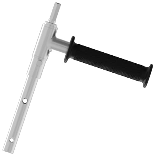 Mormysh Ice Auger Drill Adapter with Handle - 18mm/0.720" Output Shaft Diameter - Steel Cordless Drill Attachment for Ice Auger Drill Conversion - Image 1