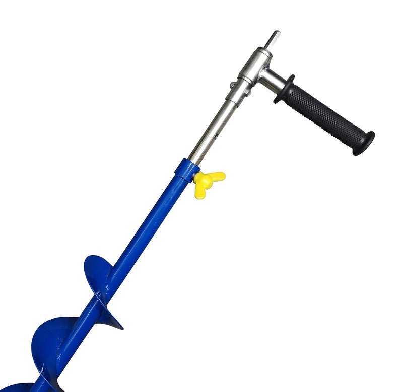 Mormysh Ice Auger Drill Adapter with Handle - 18mm/0.720" Output Shaft Diameter - Steel Cordless Drill Attachment for Ice Auger Drill Conversion - Image 4