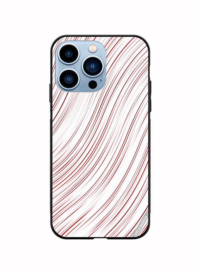 VR CREATIVE Protective Case Cover For Apple iPhone 13 Pro Strips Design Multicolour  - Image 1