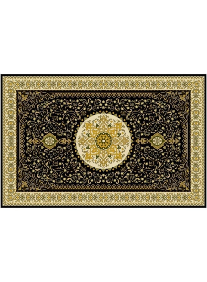 آنا سجادة كريستال فايبر مقاومة للاهتراء وغير قابلة للانزلاق بحجم 80*120 سم للمنزل و غرفة المعيشة - Image 1