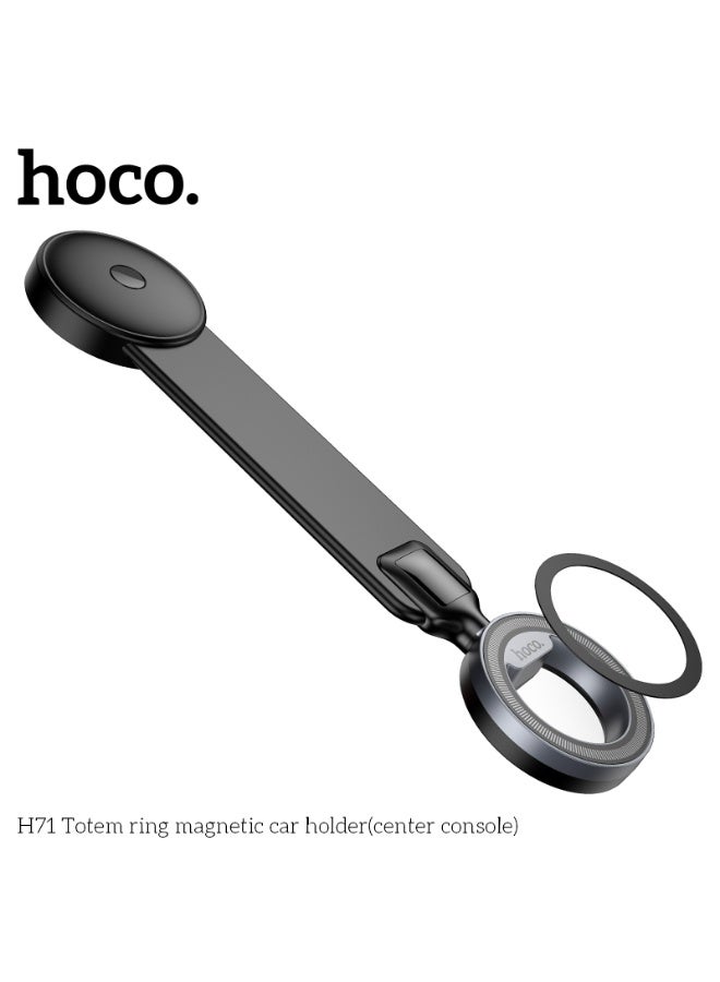 hoco. H71 Totem ring magnetic car holder(center console) - Image 4